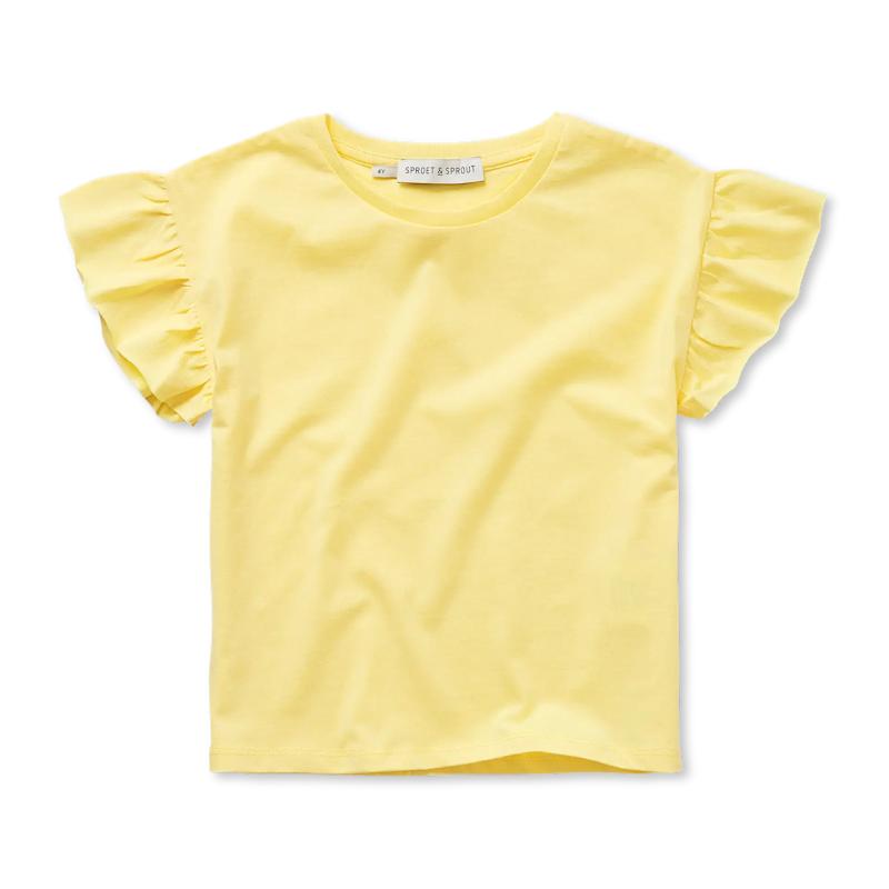 Sproet & Sprout Girls T-shirt Ruffle Sleeve
