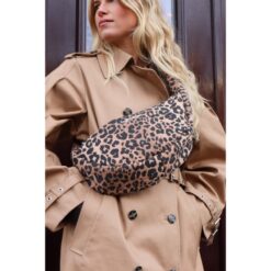 Alternative view of Studio Noos Brown Leopard Cotton Mini Cross Body Bag