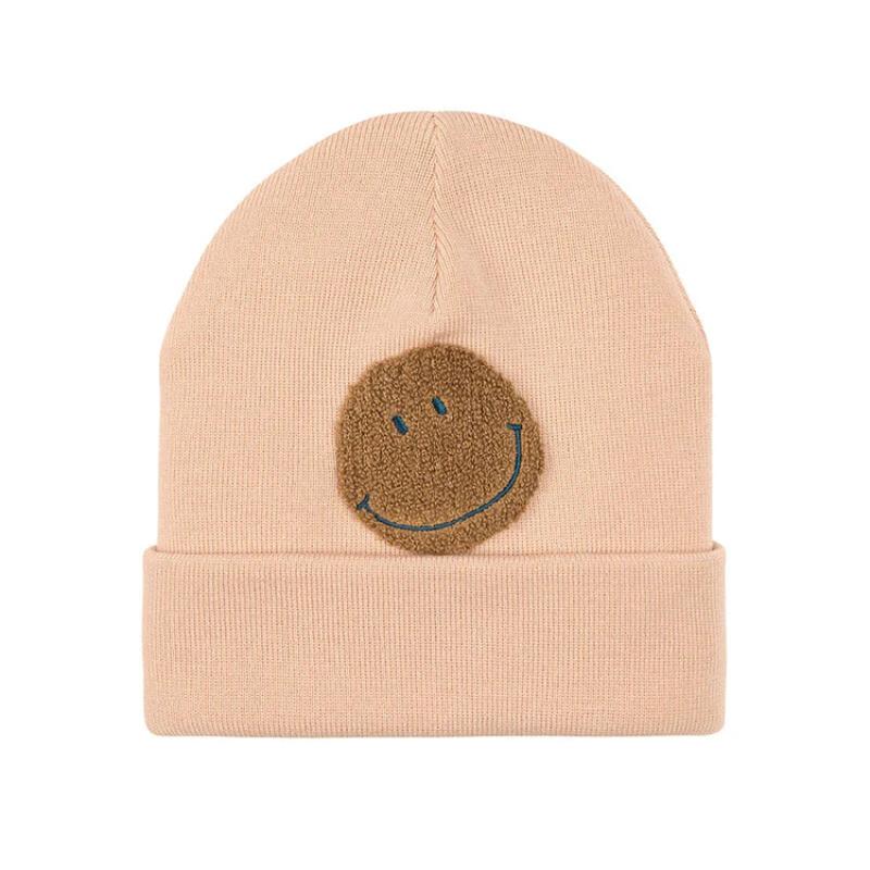 Lassig Merino Beanie smile light pink