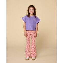 Alternative view of Petit Blush Bowie Flared Pants Small Flowers