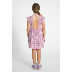 Alternative view of piupiuchick short dress lilac cherries