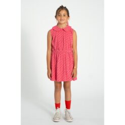 Alternative view of piupiuchick short dress pink black hearts