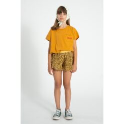 Alternative view of piupiuchick shorts mustard animal print