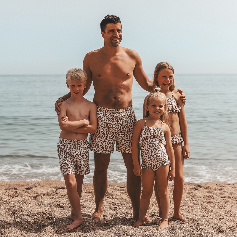 Salted Stories Pommegranate Swim Shorts
