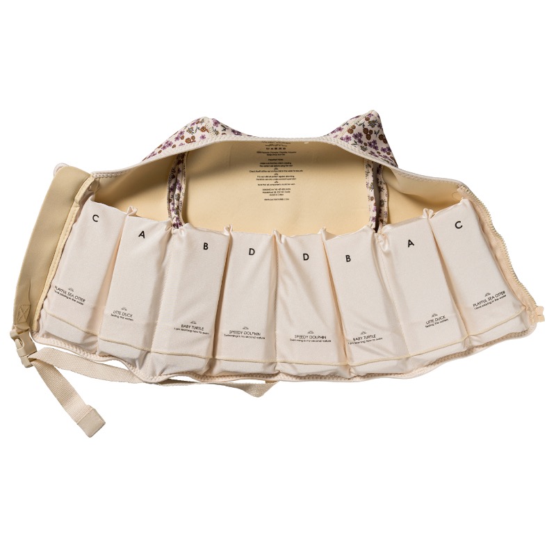 Salted Stories Sparkly Flowers Floating Vest - Afbeelding 2