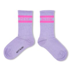 Petit Blush Sport Socks Rose Violet Neon Pink