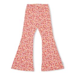 Petit Blush Bowie Flared Pants Small Flowers