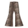 Petit Blush Bowie Flared Pants Leopard AOP