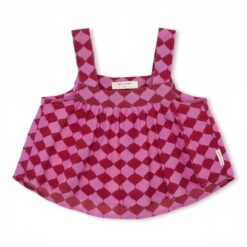 Petit Blush Puff Summer Blouse Berry Blush