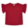 Petit Blush Bella Ruffle Tee Garnet