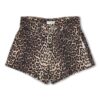Petit Blush Jeans Short Leopard
