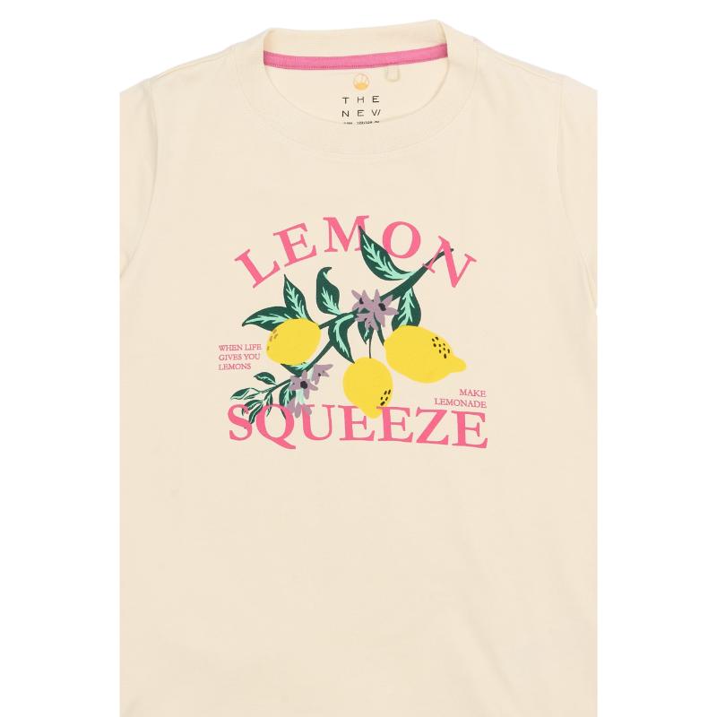 THE NEW Sabrina T-shirt Gardenia - Afbeelding 2