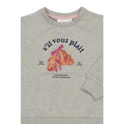 Alternative view of THE NEW Solvej Sweatshirt Light Grey Melange