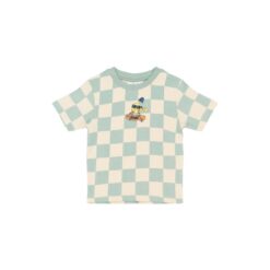 The New Sebastian T-shirt Aqua Grey AOP