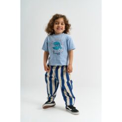 Alternative view of THE NEW Silas Baggy Pants True Blue Striped