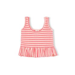 Nixnut Sum Top Coral Stripe