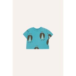 The Campamento Ladybug Allover Blue Baby Tshirt