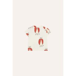 The Campamento Ladybug Allover Ecru Baby Tshirt