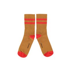 Piupiuchick Socks camel red stripes