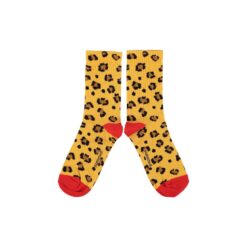 Piupiuchick Socks mustard animal print
