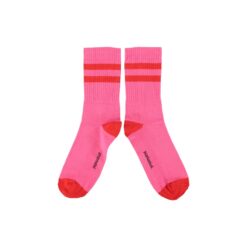Piupiuchick Socks pink red stripes