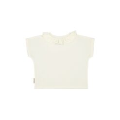 Alternative view of piupiuchick t-shirt with collar red heart print