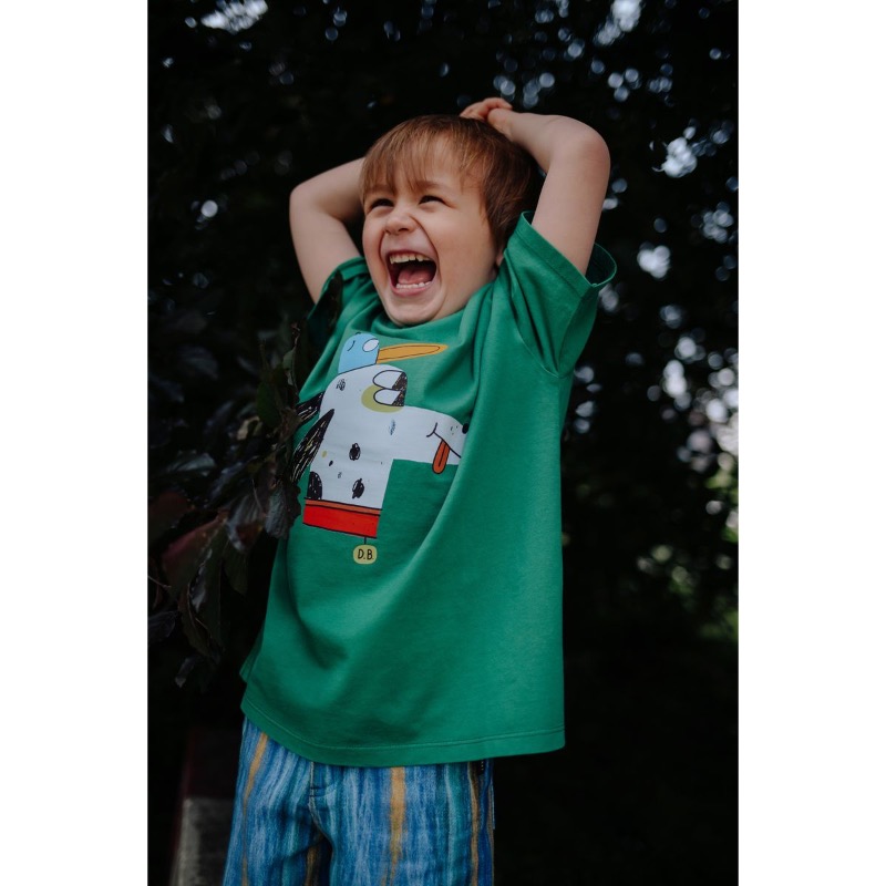 Daily Brat - Swanky T-shirt Summer Green - Afbeelding 2