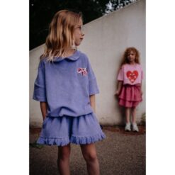 Daily Brat - Suzy Bow Top Paisley Purple