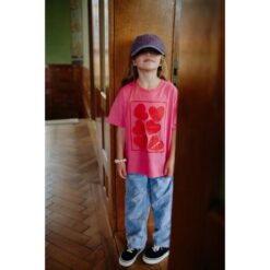 Alternative view of Call Me Frankie - Hearts Pink T-shirt