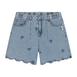 Call Me Frankie - Denim Heart Shorts