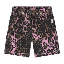 Call Me Frankie - Pink Leopard Shorts