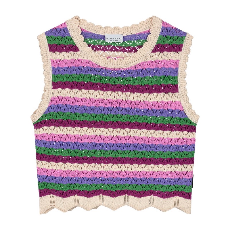 Daily Brat - Hazy Knitted Top