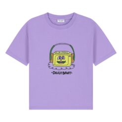 Daily Brat - Funky Headphones T-shirt Paisley Purple