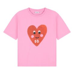 Daily Brat - Patty Heart T-shirt Pink Cosmos