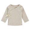 A Tiny Story baby t-shirt long sleeve nougat stripes