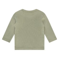 Alternative view of A Tiny Story baby t-shirt long sleeve moss