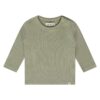 A Tiny Story baby t-shirt long sleeve moss