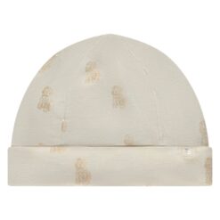 A Tiny Story baby hat ecru dogs