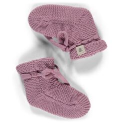 A Tiny Story Baby Slippers rouge