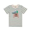 Lassig T-shirt Striped Dog
