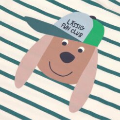 Alternative view of Lassig T-shirt Striped Dog