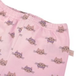 Alternative view of Lassig Leggings Cat cloud pink