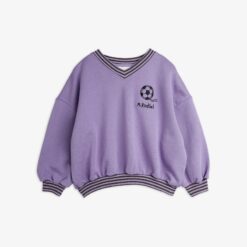 Mini Rodini Football Sweatshirt Purple