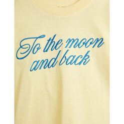 Mini Rodini To the moon tee yellow