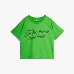 Mini Rodini To the moon tee Green