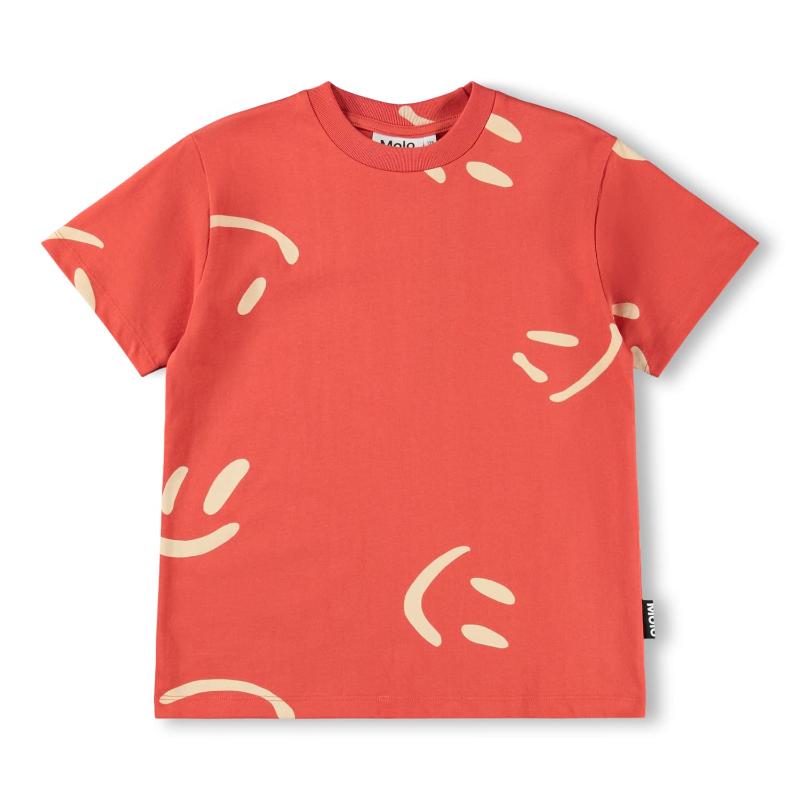 Molo t-shirt Riley Big Smiles Red