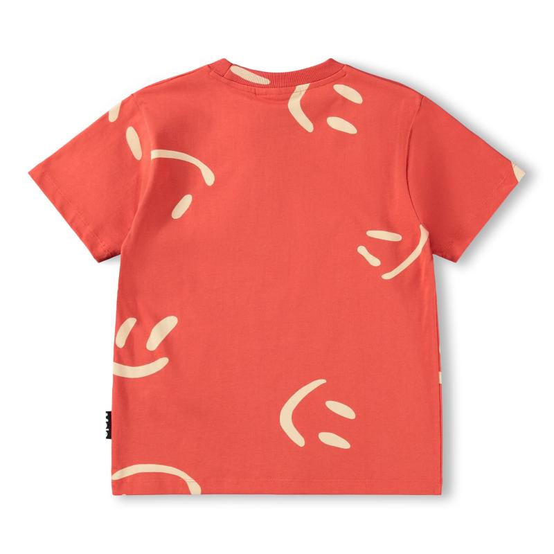 Molo t-shirt Riley Big Smiles Red - Afbeelding 3
