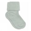 mp Denmark Cotton Rib Baby Socks Gray Mist 533 4082