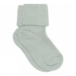 mp Denmark Cotton Rib Baby Socks Gray Mist 533 4082