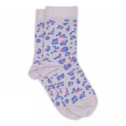 mp Denmark Melton Leopard Socks Cloud Lilac